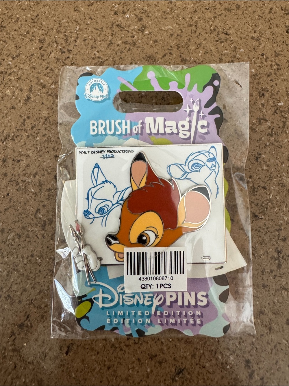 Bambi Pin – Brush of Magic - Limited Edition 3750